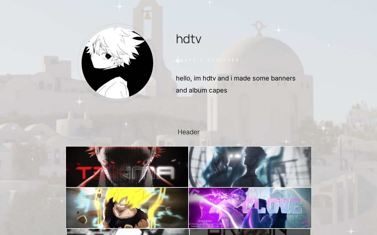 Carrd profile picture for @hdtv